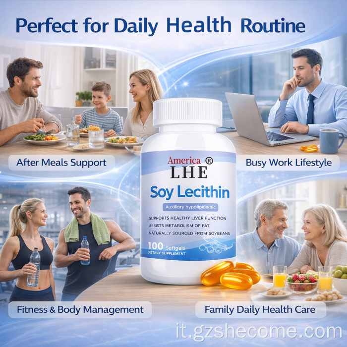 Shecome Soy Lecithin Softgels Supporto alla funzione cerebrale
